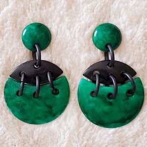 80s fashion earrings